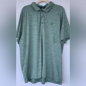 Hurley Men’s Heathered Green Performance Polo Shirt
Short Sleeves Size XXL